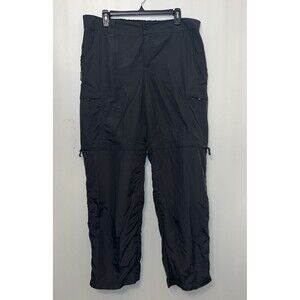 Cabela’s Guidewear Pants,  Mens Large, Gray, No Fly Zone, Convertible, Hiking
